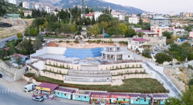 DULKADİROĞLU ŞELALE PARK YAPIMINDA SONA GELİNDİ