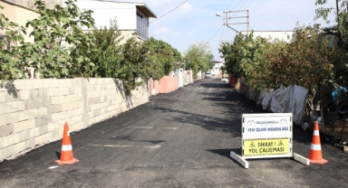 EYÜP SULTAN MAHALLESİNDE ASFALT ÇALIŞMASI