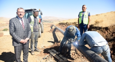 GÖKSUN DOĞALGAZ BORU HATTI ÇALIŞMASI BAŞLADI