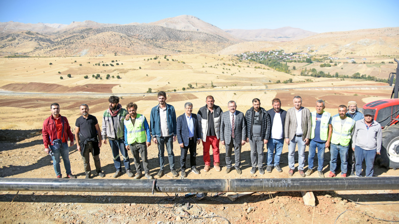 GÖKSUN DOĞALGAZ BORU HATTI ÇALIŞMASI BAŞLADI