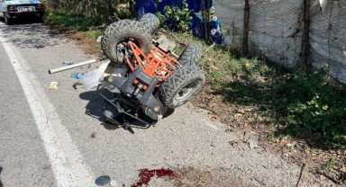 Kahramanmaraş’ta ATV takla attı: 1 yaralı