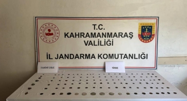 Türkoğlu'da tarihi eser operasyonu