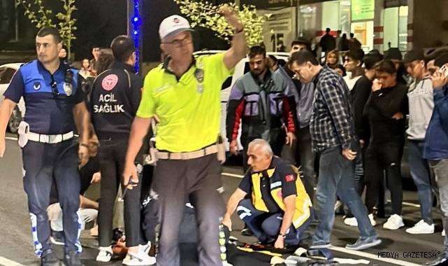 Yolun karşısına geçmek isteyen yayaya araç çarptı
