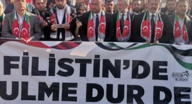 AK Parti Gençlik Kolları'ndan Filistin’e destek yürüyüşü
