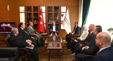 Başkan Güngör, Kuveyt Arap Ekonomik Kalkınma Fonu Heyetini Ağırladı