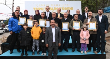Çamlık Mahallesi’nin 40 Yıllık Tapu Sorunu Çözüldü