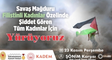 Kadına Şiddete Karşı Ses Olmak İçin Yürünecek!