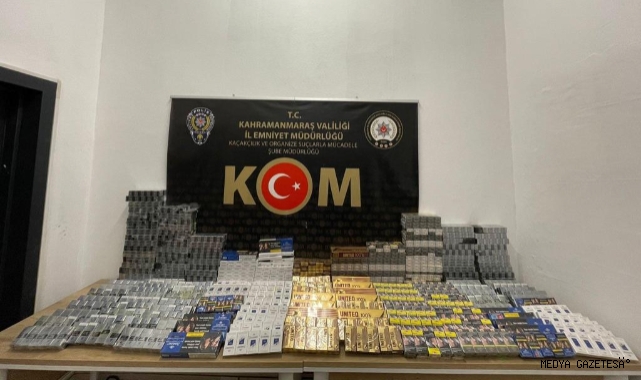 Kahramanmaraş’ta kaçakçılık operasyonu