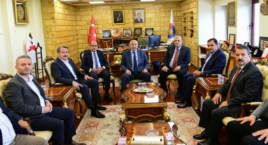 Memur-Sen Genel Başkanı Ali Yalçın’dan Rektör Yasım’a Ziyaret