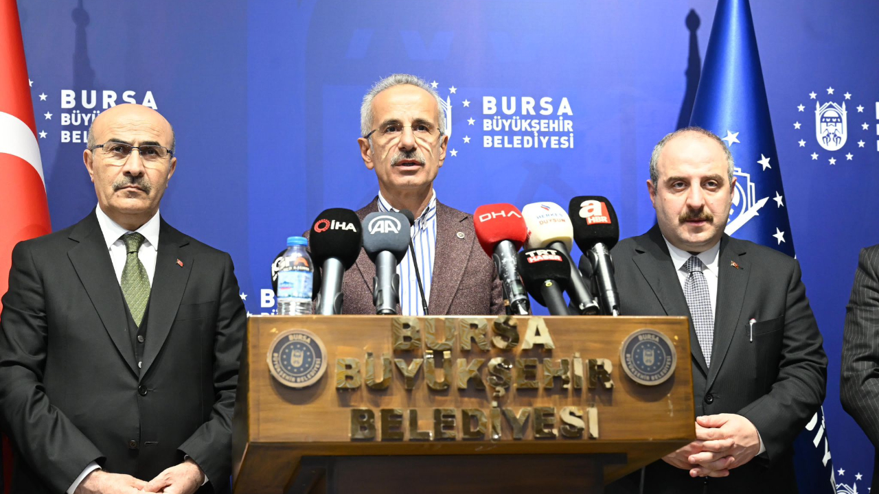 ULAŞTIRMA VE ALTYAPI BAKANI ABDULKADİR URALOĞLU BURSA’DA…