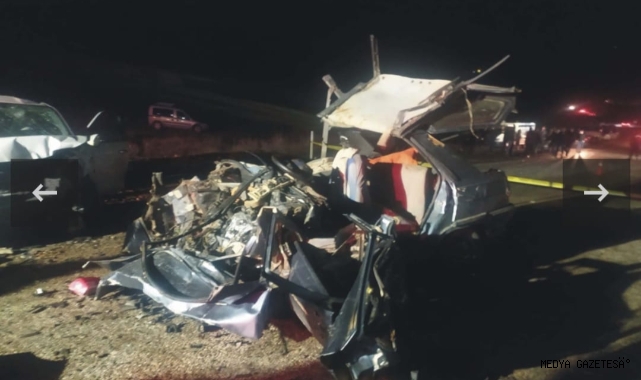 Adıyaman’da otomobiller kafa kafaya çarpıştı: 4 ölü, 6 yaralı