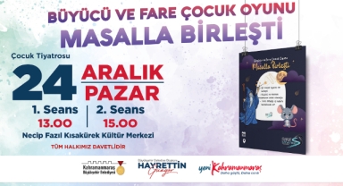 ‘Büyücü ve Fare’ Tiyatrosu Minik İzleyiciler İçin Sahnelenecek