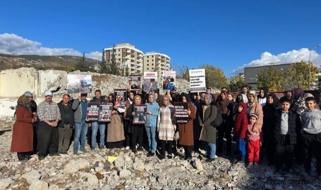 Kahramanmaraş’ta 44 kişiye mezar olan sitenin mağdurları adalet istedi