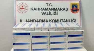 Kahramanmaraş’ta kaçak sigara sevkiyatına jandarma engeli