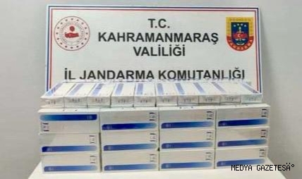 Kahramanmaraş’ta kaçak sigara sevkiyatına jandarma engeli