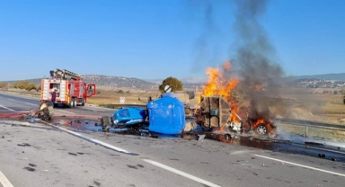 Kahramanmaraş’ta otomobil ile traktör çarpıştı: 1’i ağır 3 yaralı