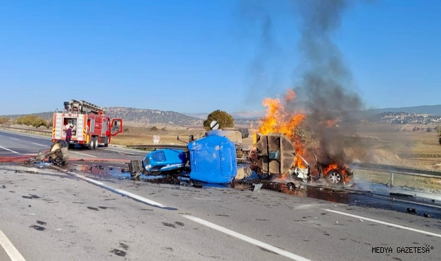 Kahramanmaraş’ta otomobil ile traktör çarpıştı: 1’i ağır 3 yaralı