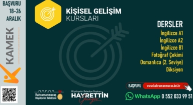 KAMEK’te 6 Yeni Kursta Başvurular Başladı!