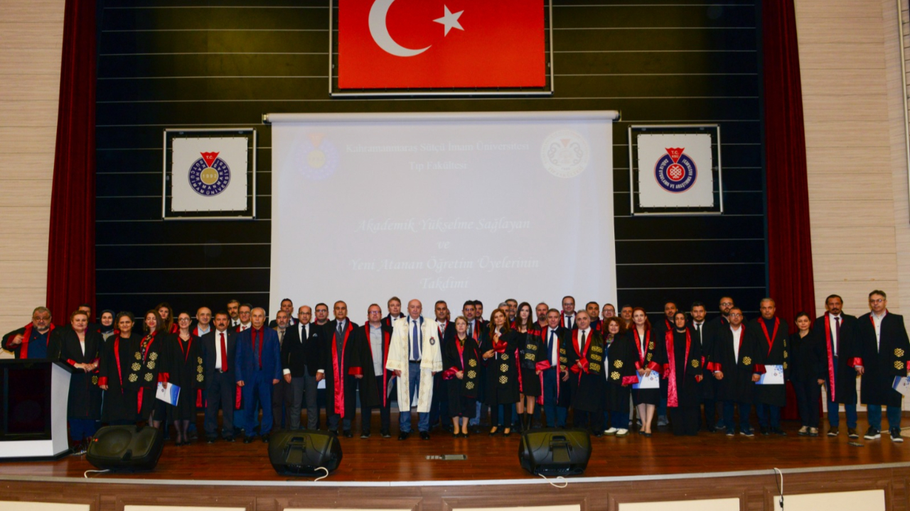 KSÜ Tıp Fakültesinde Akademik Ünvan Töreni