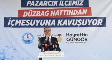 Pazarcık’ın İçmesuyu Sorununu Çözüme Kavuşturacak Proje Hızla Yükseliyor