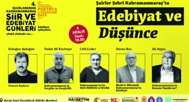 Şiir ve Edebiyatın Nabzı Kahramanmaraş’ta Atmaya Devam Ediyor