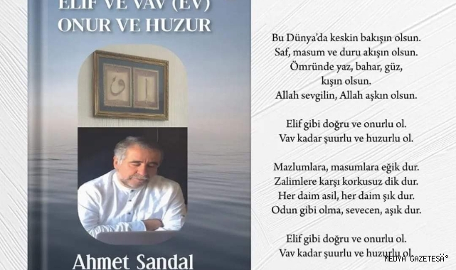 YIL BİTMEDEN ŞAİR YAZAR AHMET SANDAL’DAN İKİ KİTAP DAHA