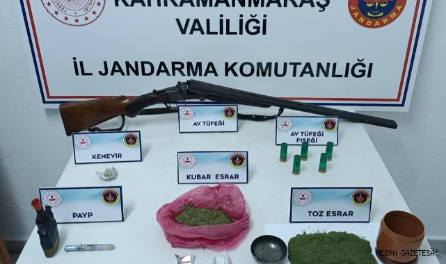 Afşin’de uyuşturucu operasyonu: 3 gözaltı