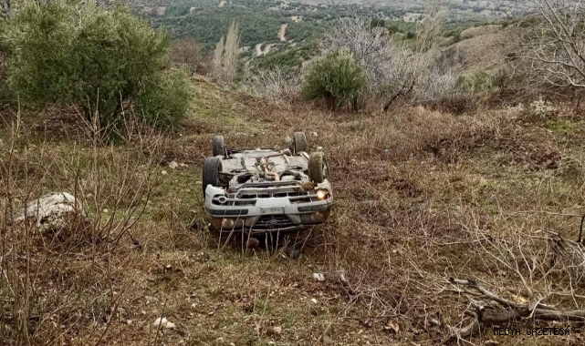 Andırın’da otomobil şarampole yuvarlandı: 3 yaralı