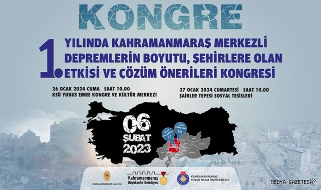 Asrın Felaketinin Şehirlere Olan Etkisi ve Çözüm Önerileri Konuşulacak