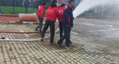 Büyükşehir İtfaiyesi, Eğitim ve Tatbikatlarını Sürdürüyor