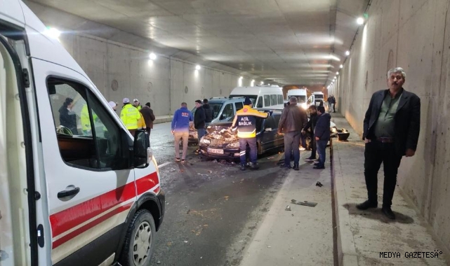 Kahramanmaraş’ta zincirleme kaza: 13 araç birbirine girdi
