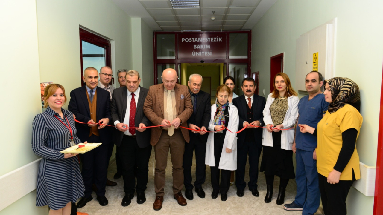 KSÜ Sağlık Uygulama ve Araştırma Hastanesinde Postanestezik Yoğun Bakım Servisi ve Ultrasonografi Ünitelerinin Açılışı Yapıldı