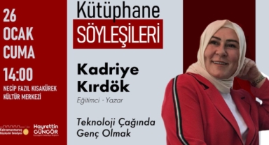 Yazar Kırdök, Teknoloji Çağında Genç Olmayı Anlatacak