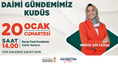 Yazar Merve Gülcemal, Kudüs’ü Anlatacak