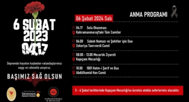 Asrın Felaketinin Yıl Dönümünde Anma Programı Düzenlenecek