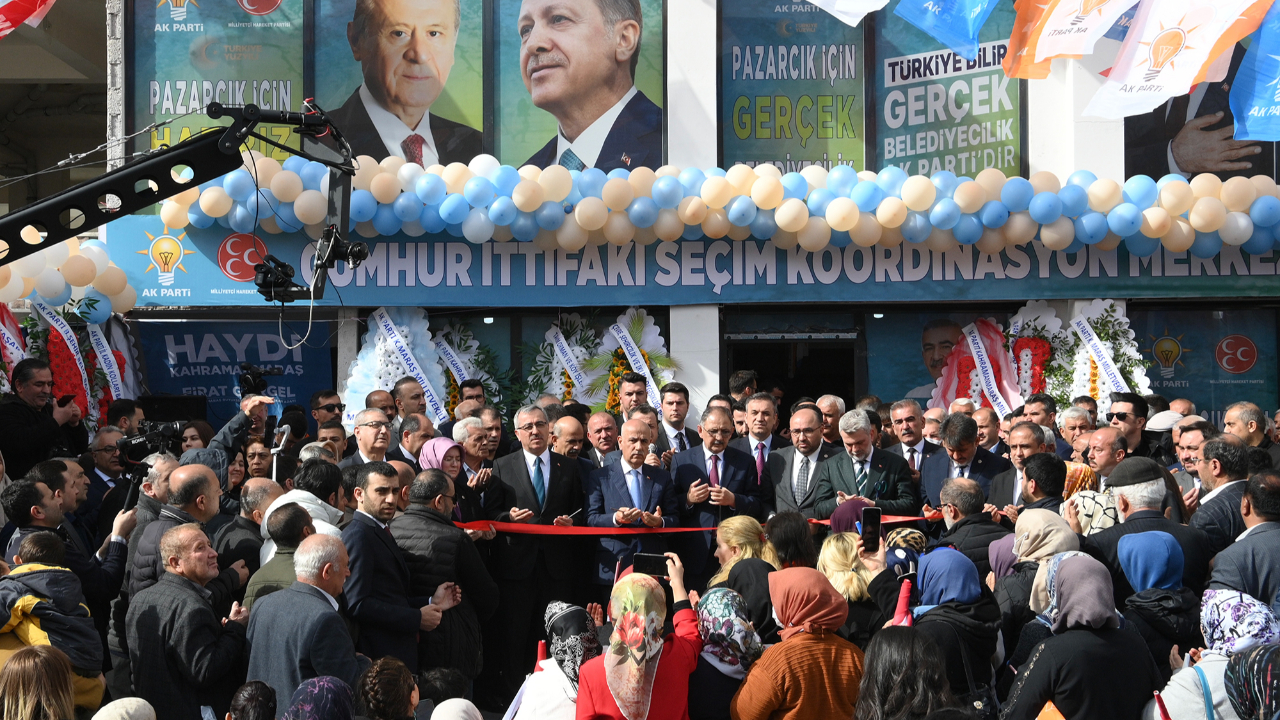 Bakan Özhaseki’nin Katılımıyla Pazarcık’ta Seçim Ofisinin Açılışı Yapıldı