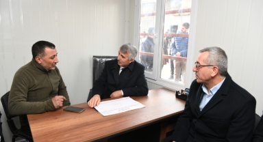 Başkan Güngör ve Vali Ünlüer, Küçük Sanayi Sitesi Esnafıyla Bir Araya Geldi