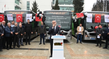 Büyükşehir, Toplu Taşıma Filosuna 10 Yeni Hibrit Otobüs Kazandırdı