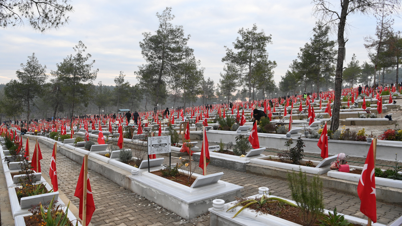 Depremde Hayatını Kaybedenler 1. Yıl Dönümünde Dualarla Anıldı