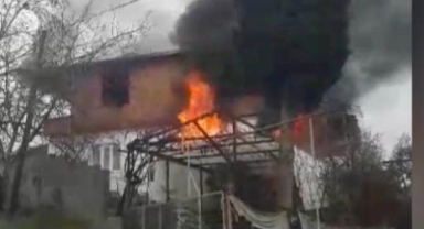 Kahramanmaraş'ta ikamet yangını