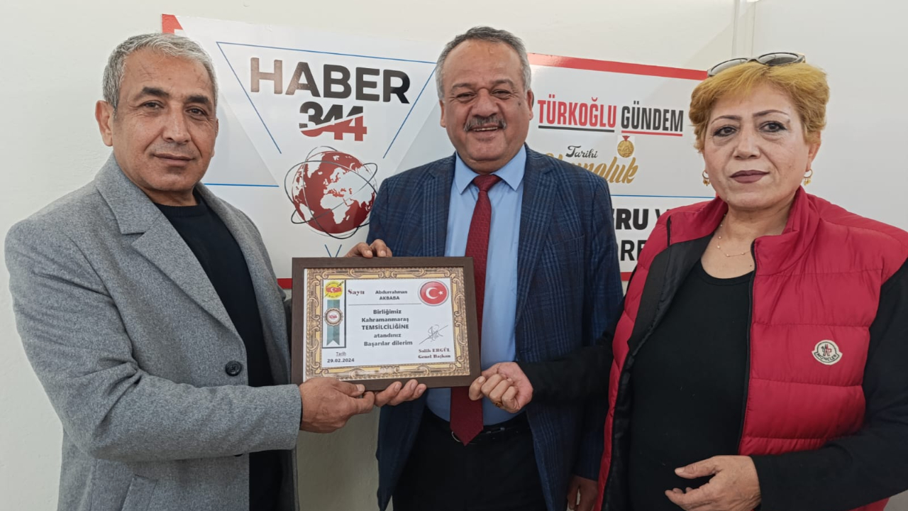 ABYB KAHRAMANMARAŞ İL TEMSİLCİLİĞİNE ABDURRAHMAN AKBABA ATANDI