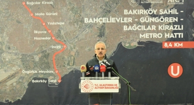 BAKIRKÖY-BAĞCILAR KİRAZLI METRO HATTI YARIN AÇILIYOR