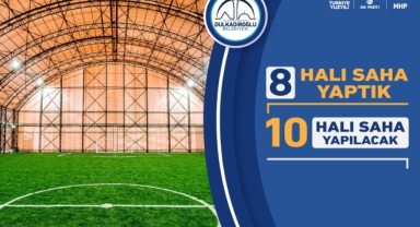 BAŞKAN OKAY’DAN GENÇLERE HALI SAHA VE DÜĞÜN SALONU MÜJDESİ