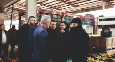 -FIRAT GÖRGEL'DEN HAL BÖLGESİ VE TOPTANCILARA ZİYARET