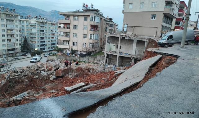 Kahramanmaraş’ta heyelan korkuttu