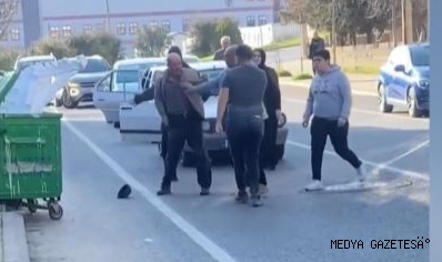 Kahramanmaraş’ta trafikte gerginlik boks ringine döndü
