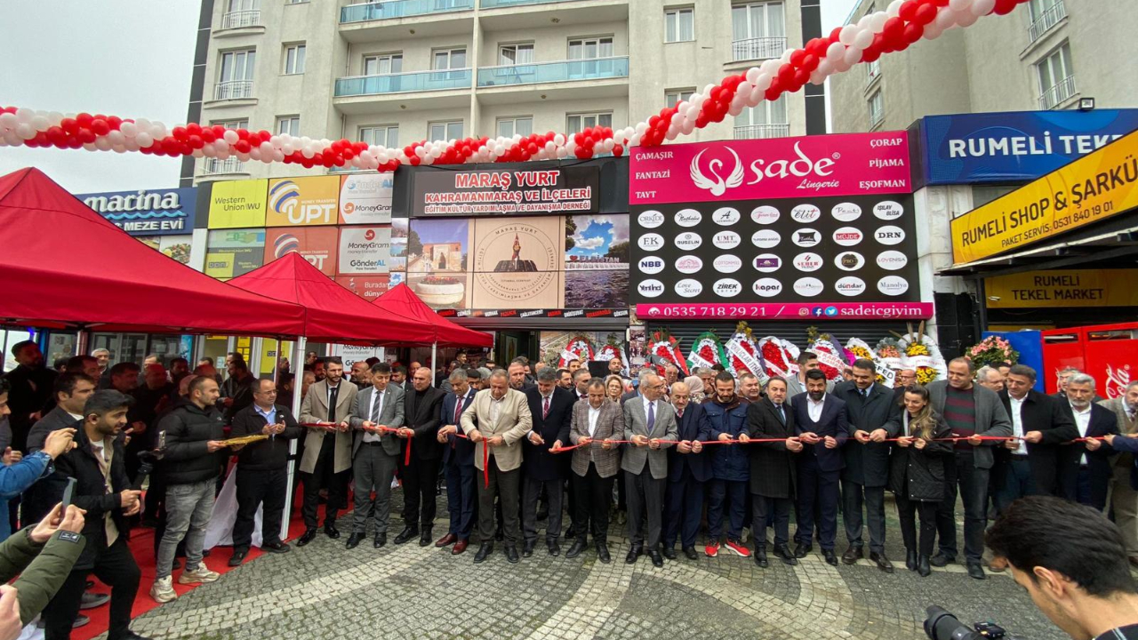 MARAŞYURT ’tan Siyasi Parti Genel Başkanı Katılımlı Görkemli Açılış