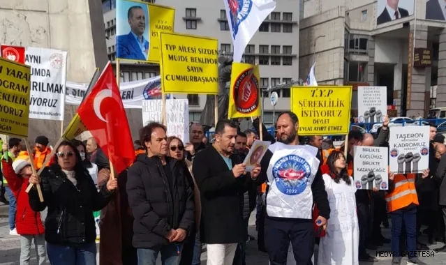 TYP Çalışanları Ankara'da Kadro Talebi İçin Toplandı
