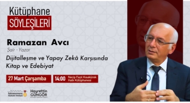 Yazar Avcı, Dijitalleşme ve Edebiyat İlişkisini Anlatacak
