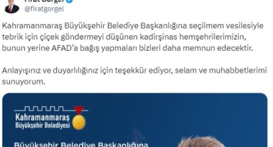 Başkan Görgel’den Örnek Davranış